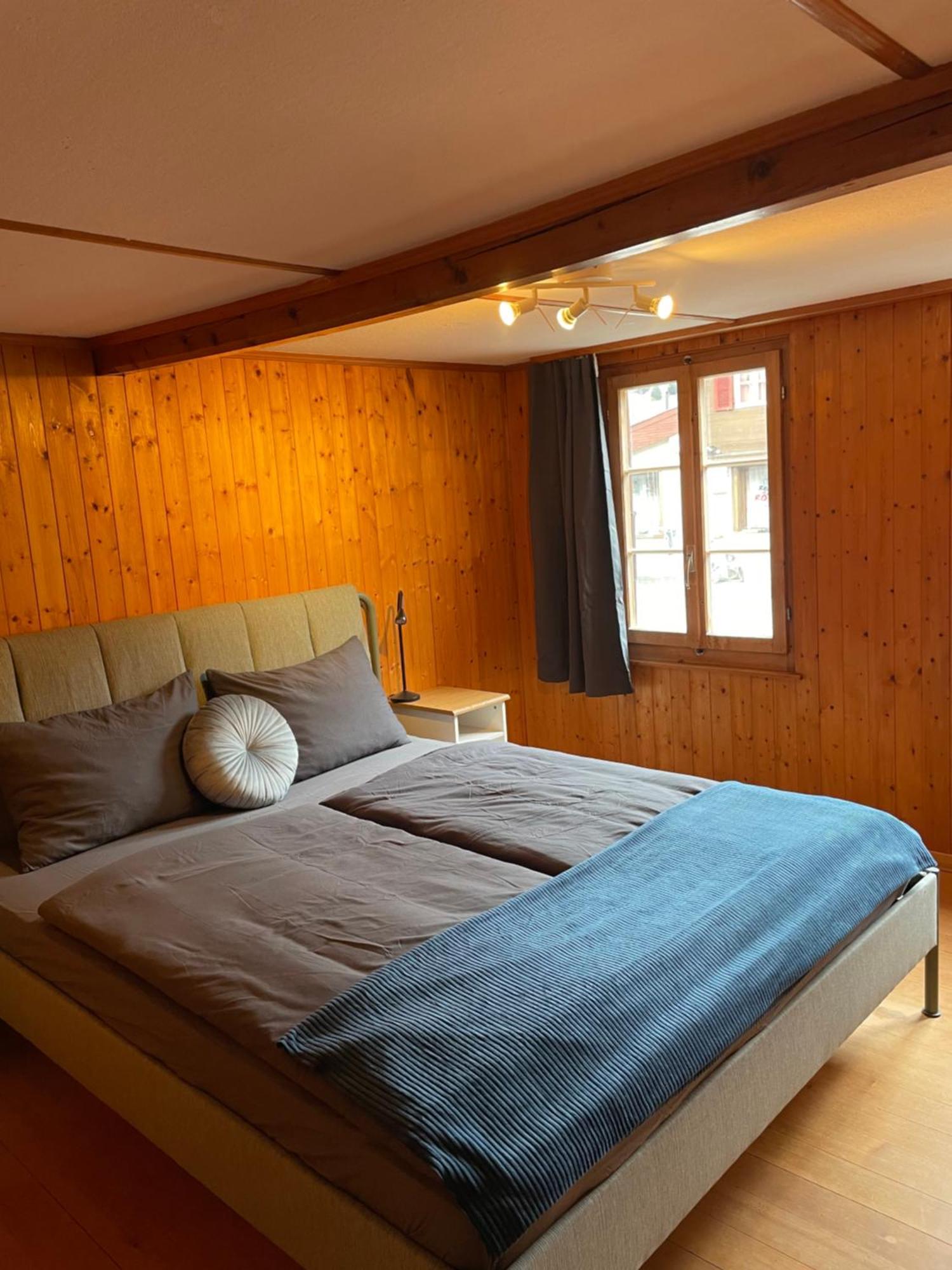 Lovely & Great Equipped Wooden Alp Chalet Flat Kandersteg Exterior photo